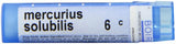 Boiron Mercurius Solubilis 6C paquete de 5 dosis para uso en casa