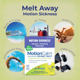 Boiron MotionCalm: pastillas sin sabor para dosificación discreta.