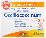 Boiron Oscillococcinum frasco posible alivio temporal de síntomas gripales