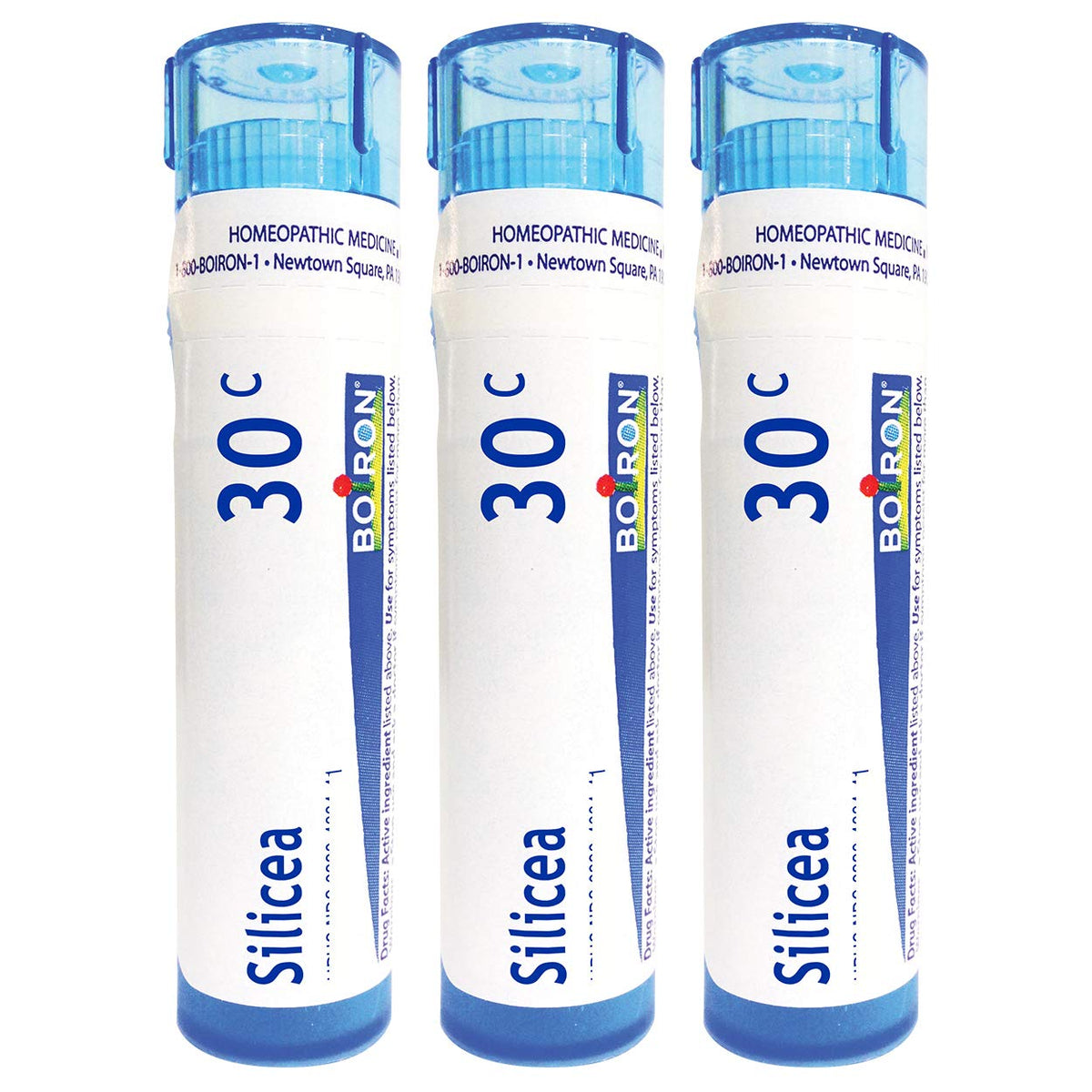 Boiron Silicea 30C pellets de disolución rápida para fatiga leve.