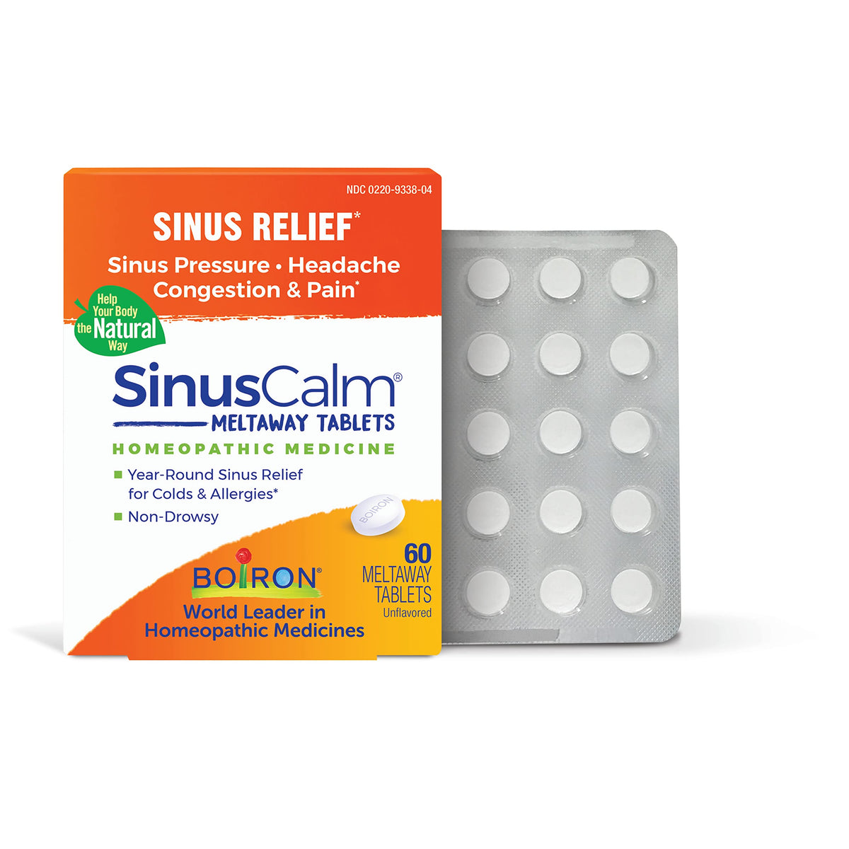 Boiron SinusCalm alivia la congestión nasal de forma rápida.