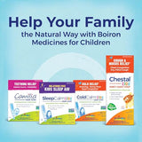 Boiron SleepCalm Kids: empaque seguro para dosis líquidas.