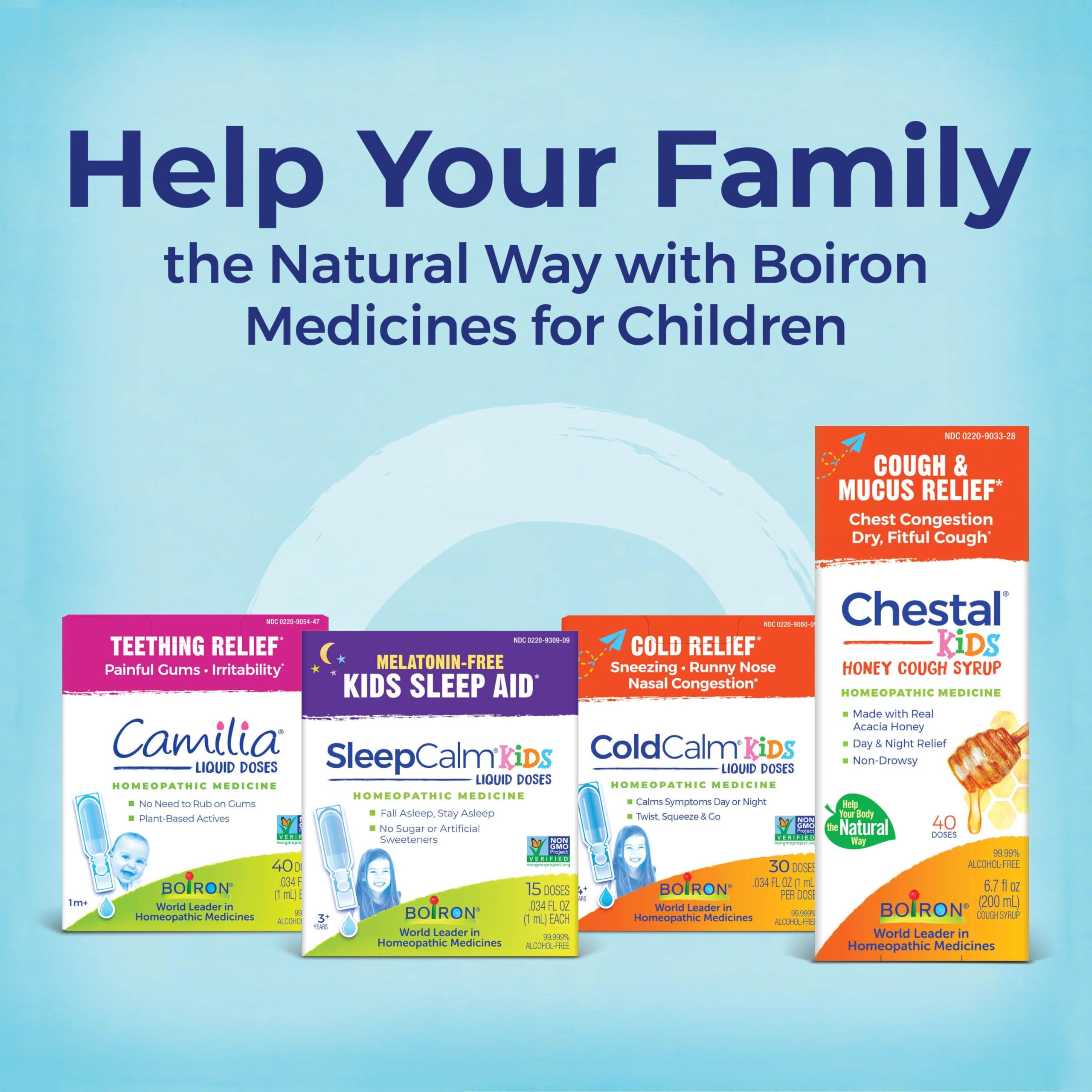 Boiron SleepCalm Kids: dos tubos en la caja para fácil almacenamiento.