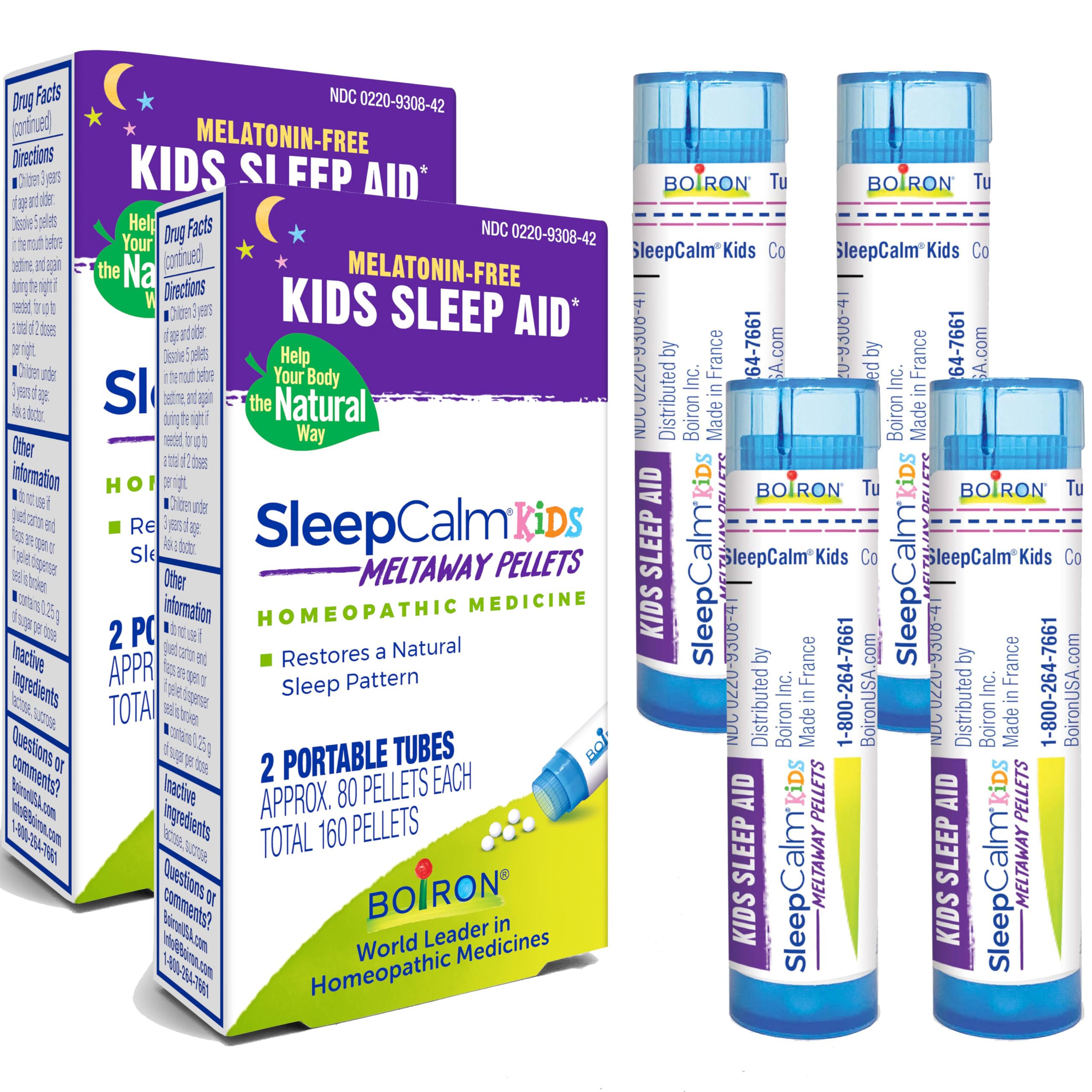 Boiron SleepCalm Niños, pellets derretibles para dormir profundamente
