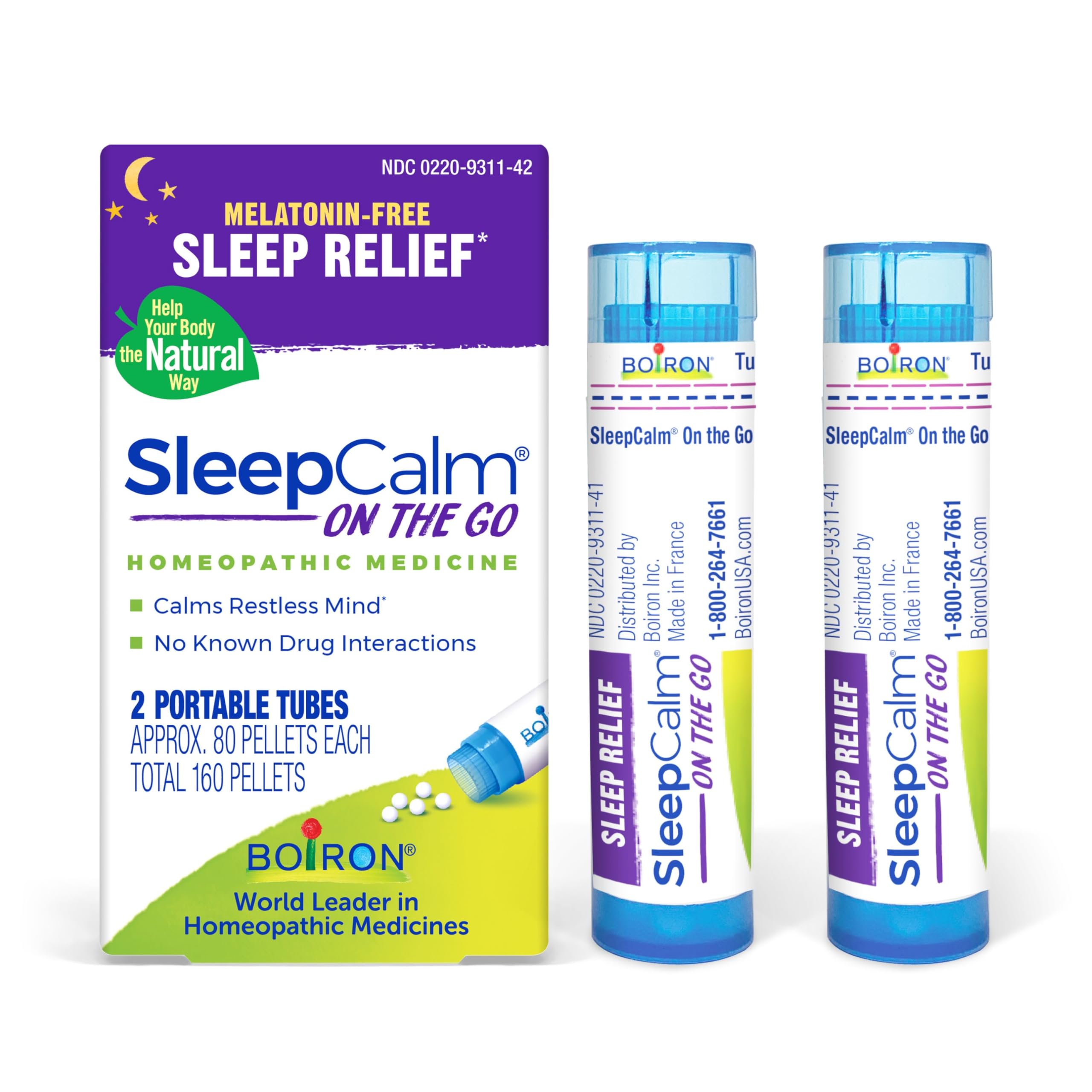 SleepCalm On the Go de Boiron, bote portátil para dormir mejor durante viajes.