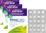 SleepCalm de Boiron, tableta disoluble para la noche, ayuda a conciliar el sueño.