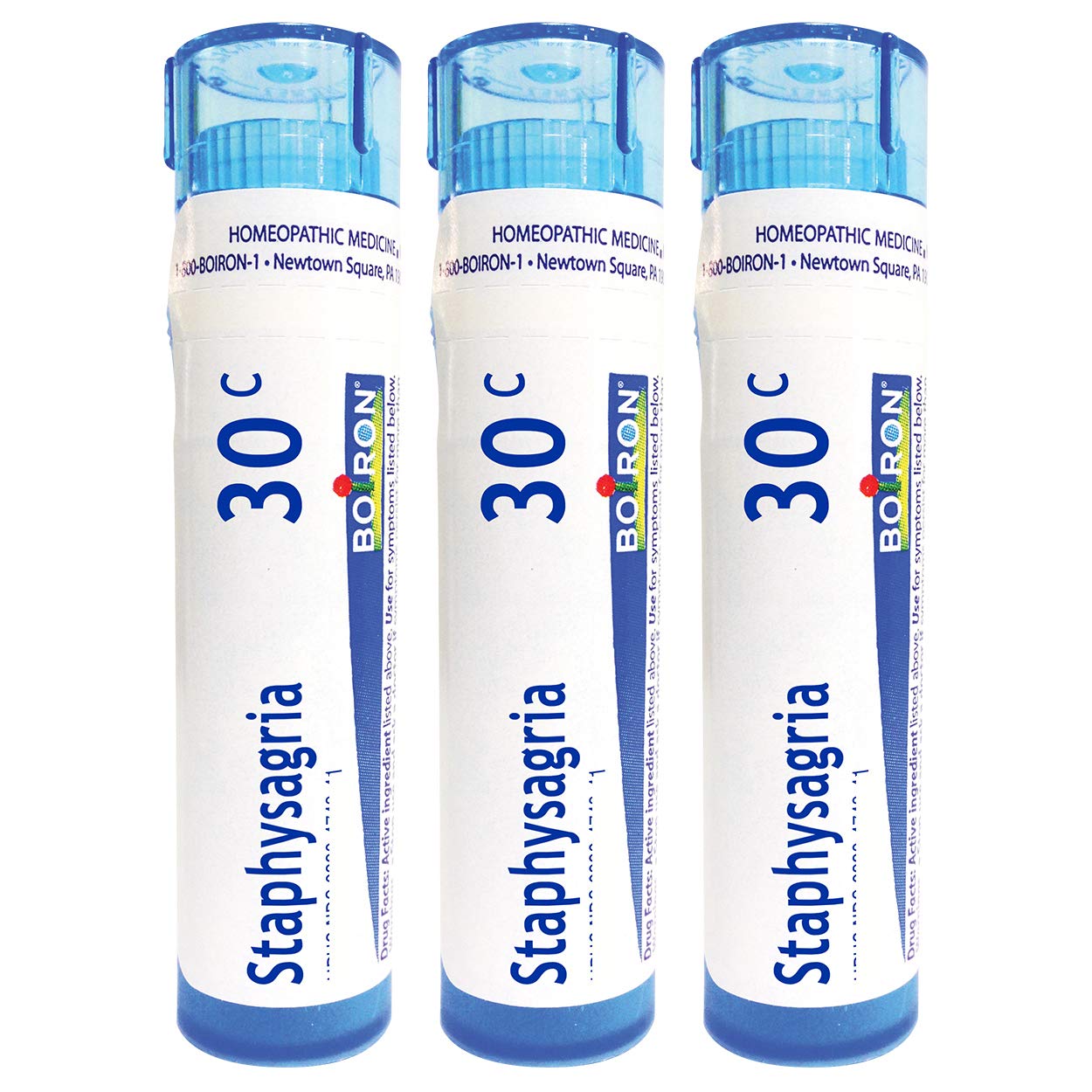 Boiron Staphysagria 30C, gránulos para disolución sublingual, posible alivio del picor en heridas