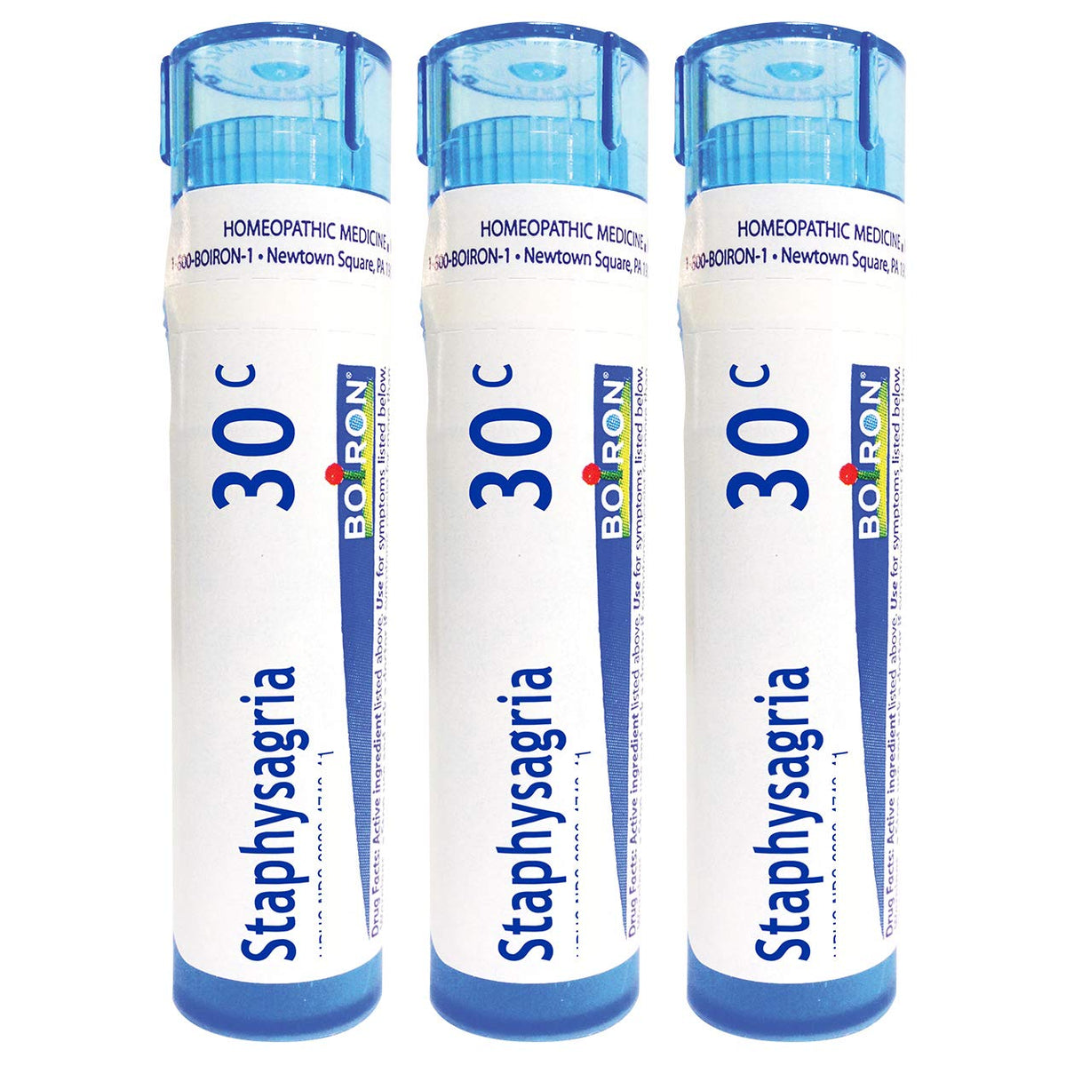 Boiron Staphysagria 30C, gránulos para disolución sublingual, posible alivio del picor en heridas