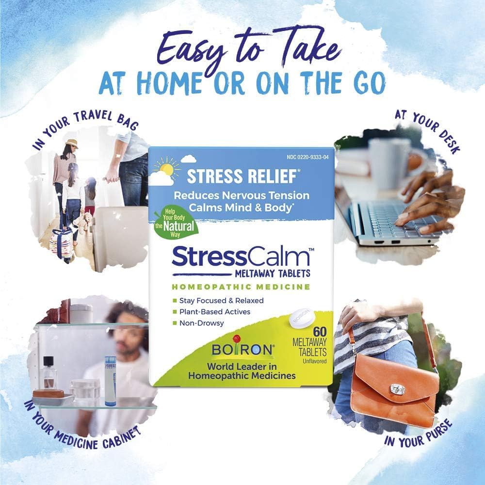 Boiron StressCalm, dos frascos para comparar rutinas diarias