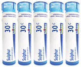 Boiron Sulphur 30C: tubo de 80 gránulos, opción natural para el cuidado de la piel