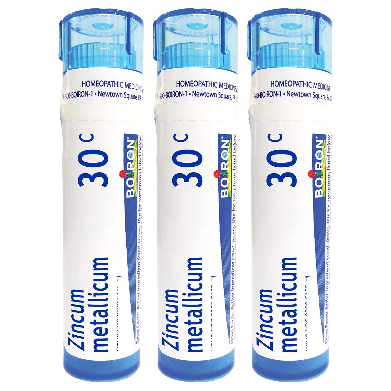 Boiron Zincum Metallicum 30c: pack de 3, útil para calambres en las piernas