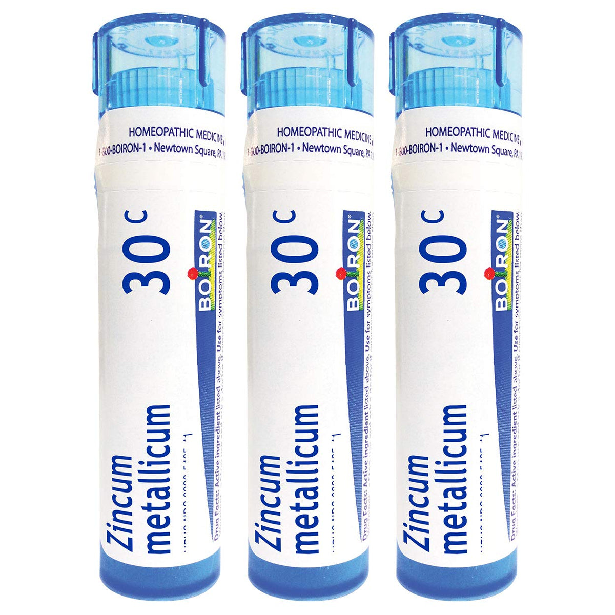 Boiron Zincum Metallicum 30c: pack de 3, útil para calambres en las piernas