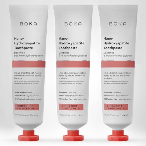 Frescor de canela-menta durante el cepillado con Boka