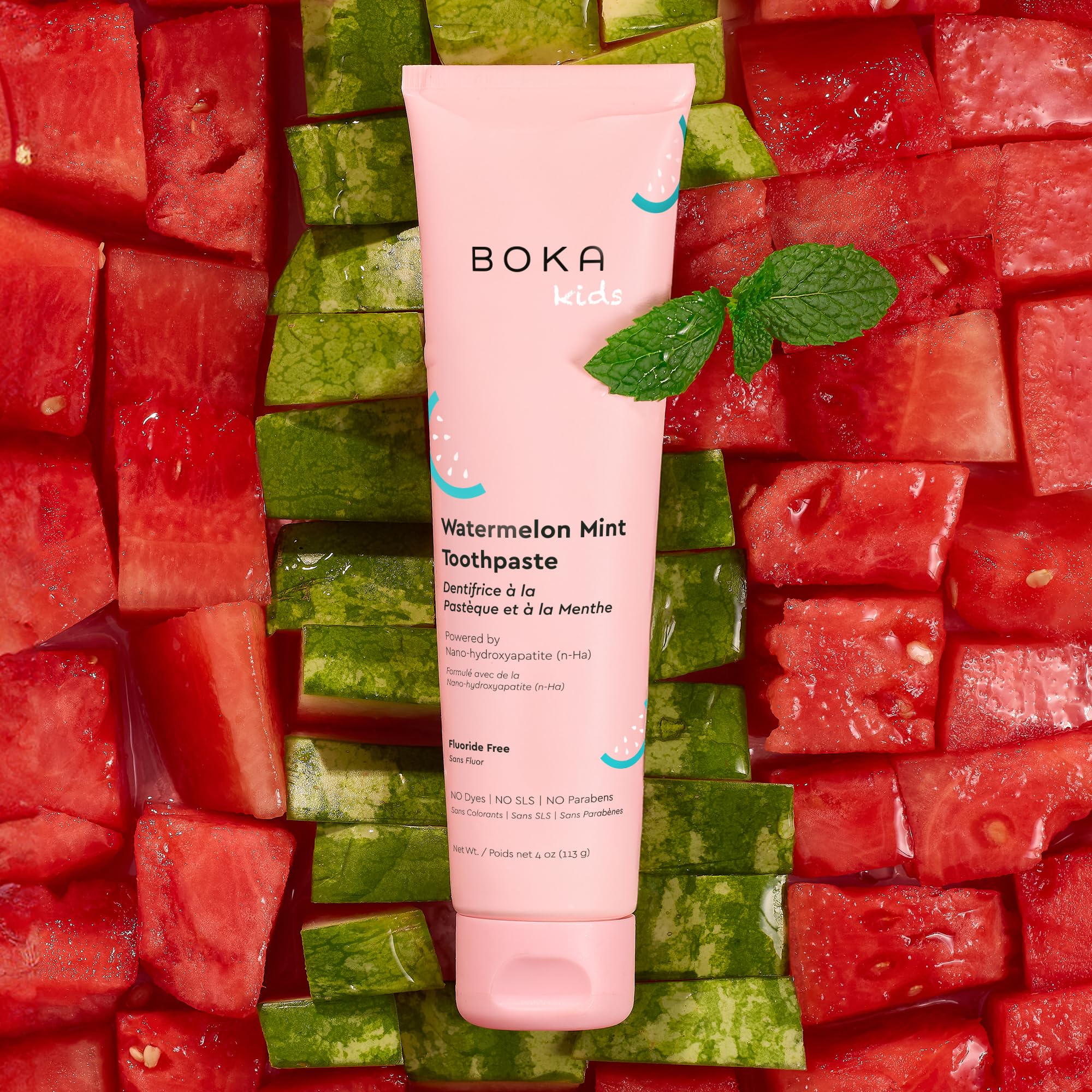 Pasta Boka naranja crema en tubo, sabor cítrico cremoso que anima a cepillarse.
