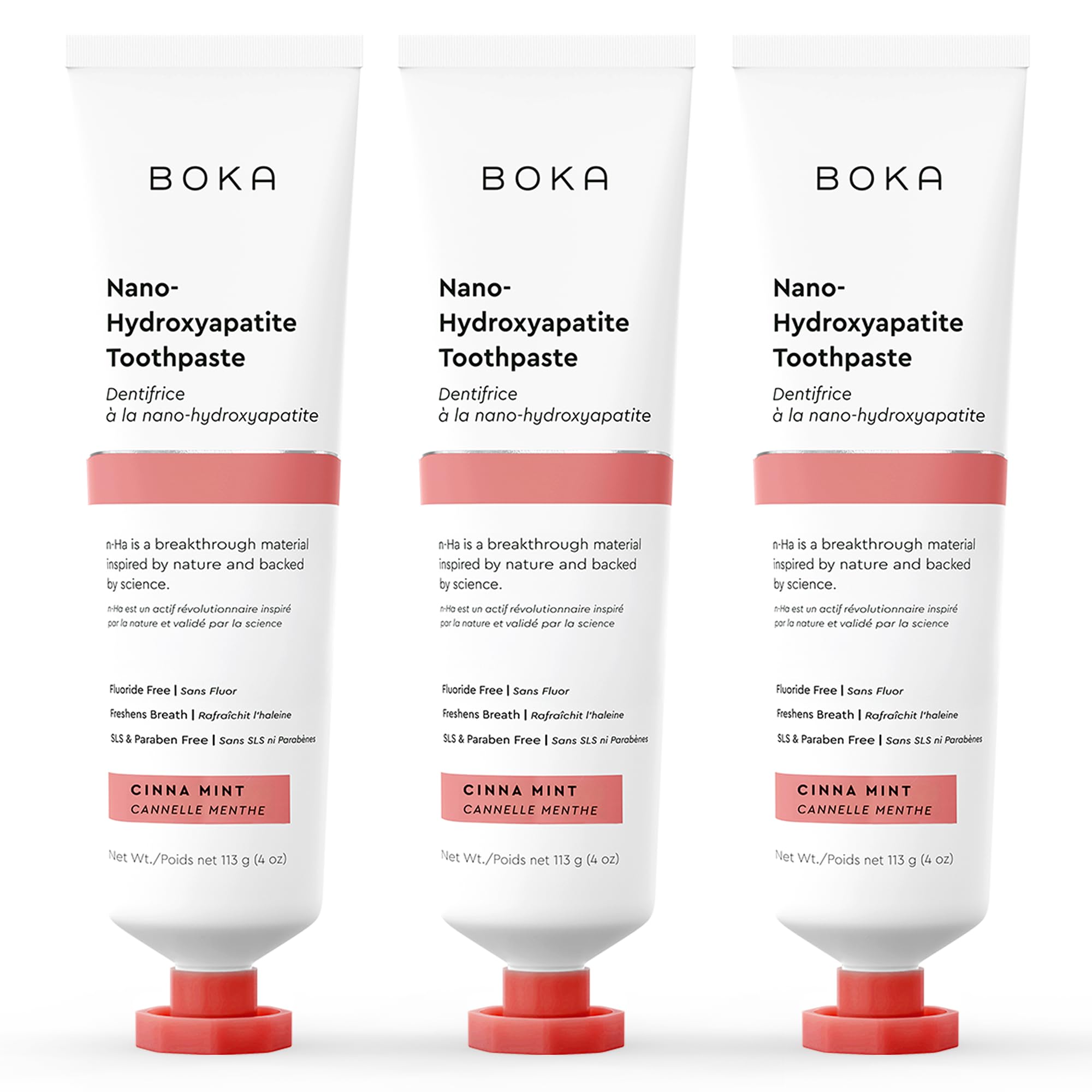 Pasta Boka nanohidroxipatita para esmalte fuerte y uso diario
