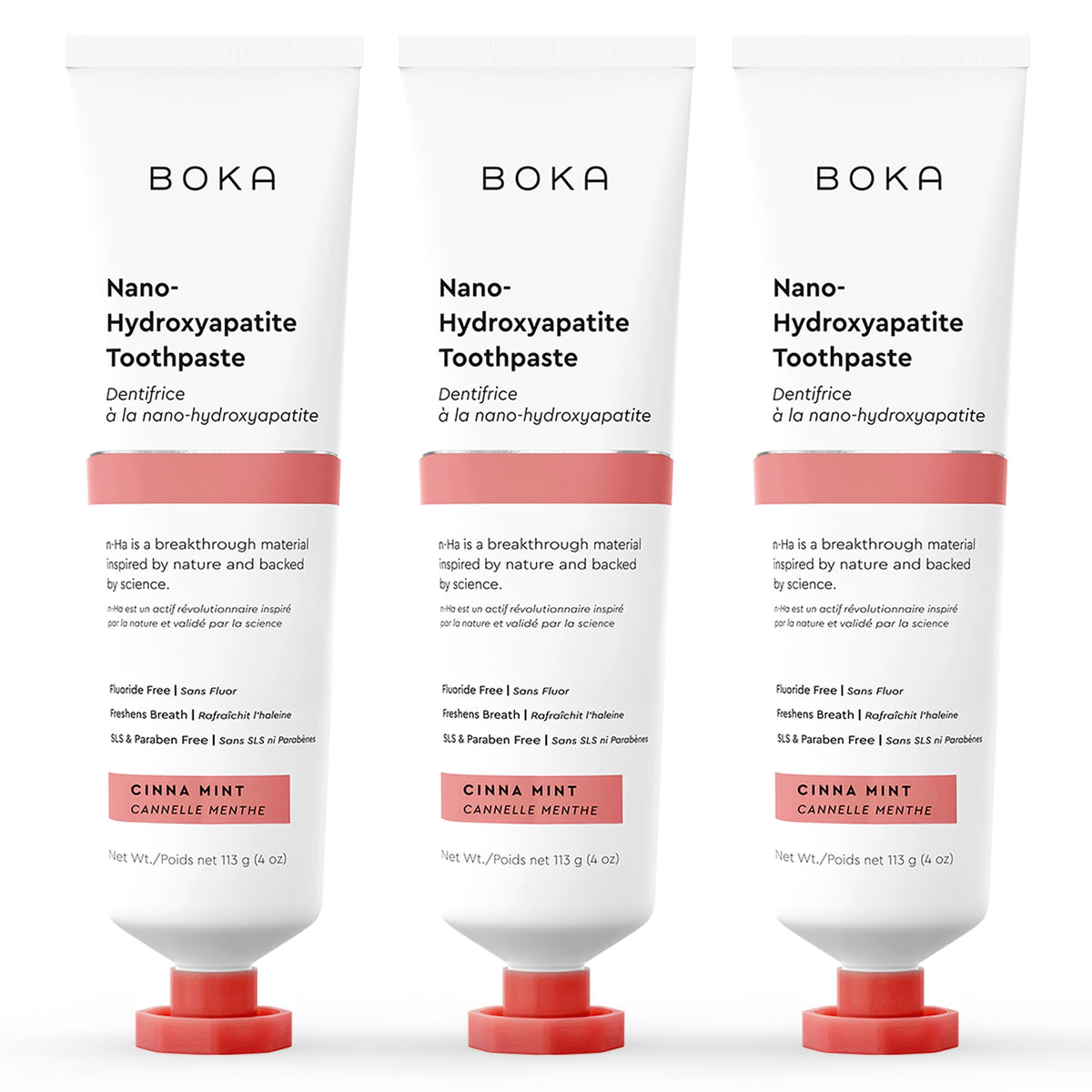 Pasta Boka nanohidroxipatita para esmalte fuerte y uso diario