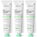 Pasta Boka sin fluoruro con nano-hidroxiapatita Ela Menta para cuidado diario del esmalte.