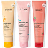 Pasta Boka nano-hidroxiapatita naranja crema para cepillado diario infantil