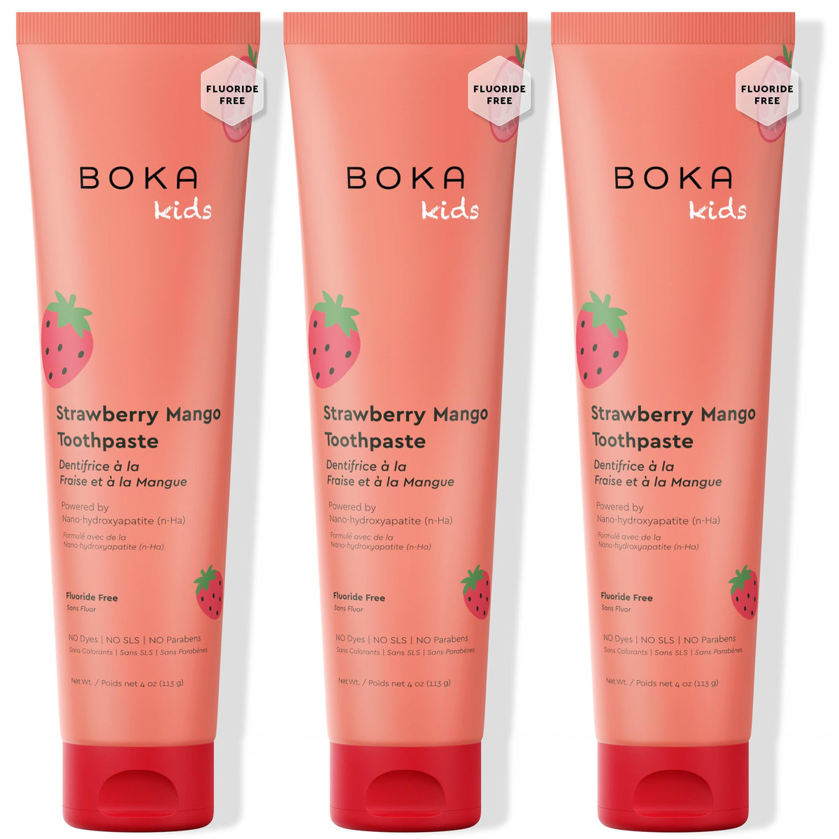 Pasta Boka con nano-hidroxiapatita en tubo para uso diario