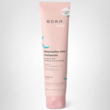 Sonrisa limpia con Boka, sabor refrescante en boca.