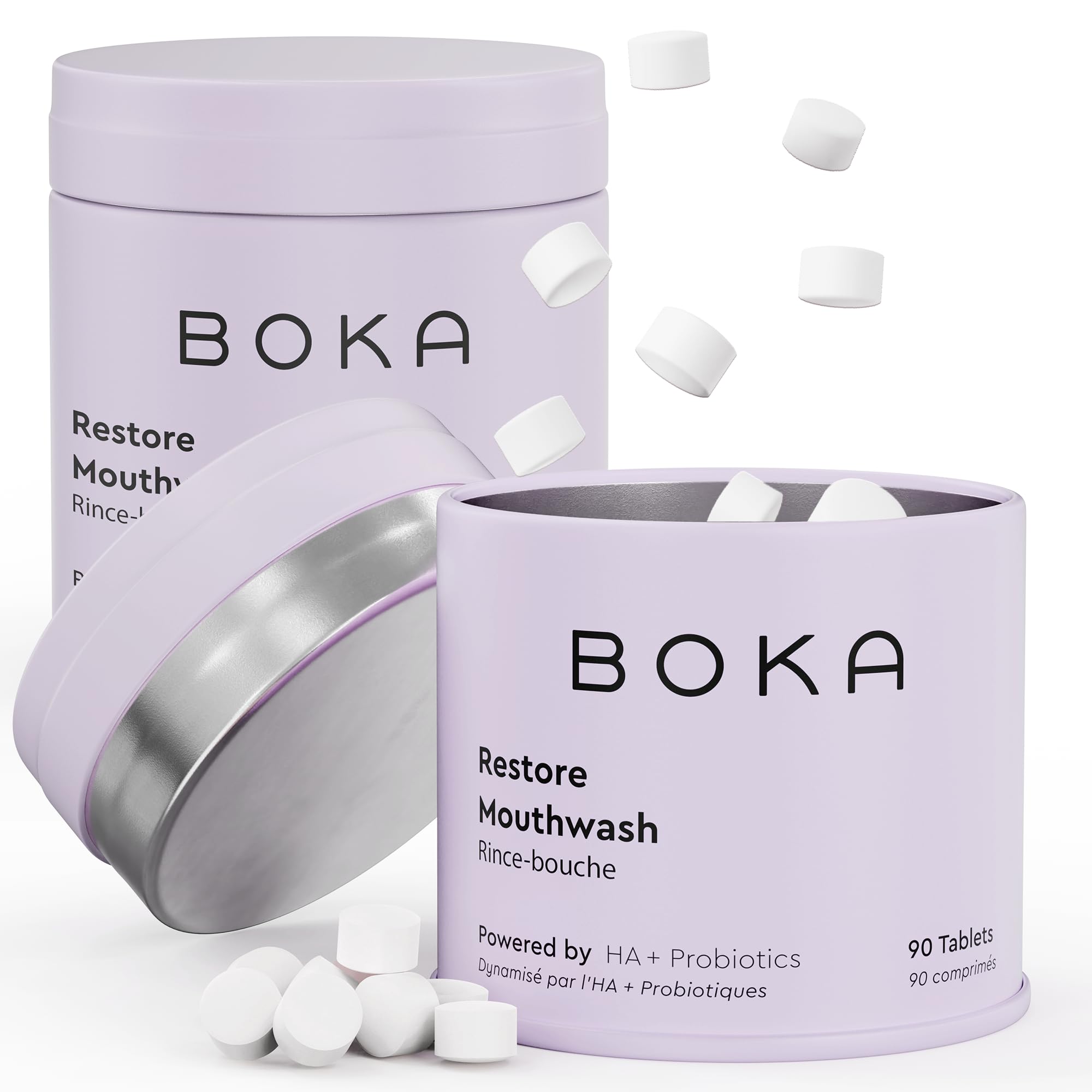 Boka tableta con hidroxiapatita para cuidado bucal diario