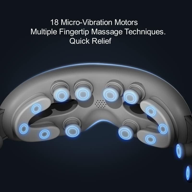 Cuatro modos de masaje ocular de BOKOR para distintos niveles de confort.