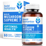Bold Botanica Mushroom Supreme7 cápsulas para soporte diario de bienestar.