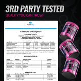 Bold Buns Creatine sin colorantes artificiales para una dieta limpia.