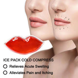 Pack de hielo labial: aplicación fría en labios, ayuda a relajarlos tras el cuidado estético.