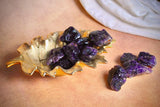 Bombay Crystals Export Amatista Cruda, detalle de lustre natural para joyería