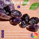 Bombay Crystals Export Amatista Cruda, variaciones naturales hacen cada pieza única