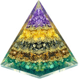 BOMBAY CRYSTALS EXPORT: pirámide imán dinero con amatista para claridad y armonía en el hogar.