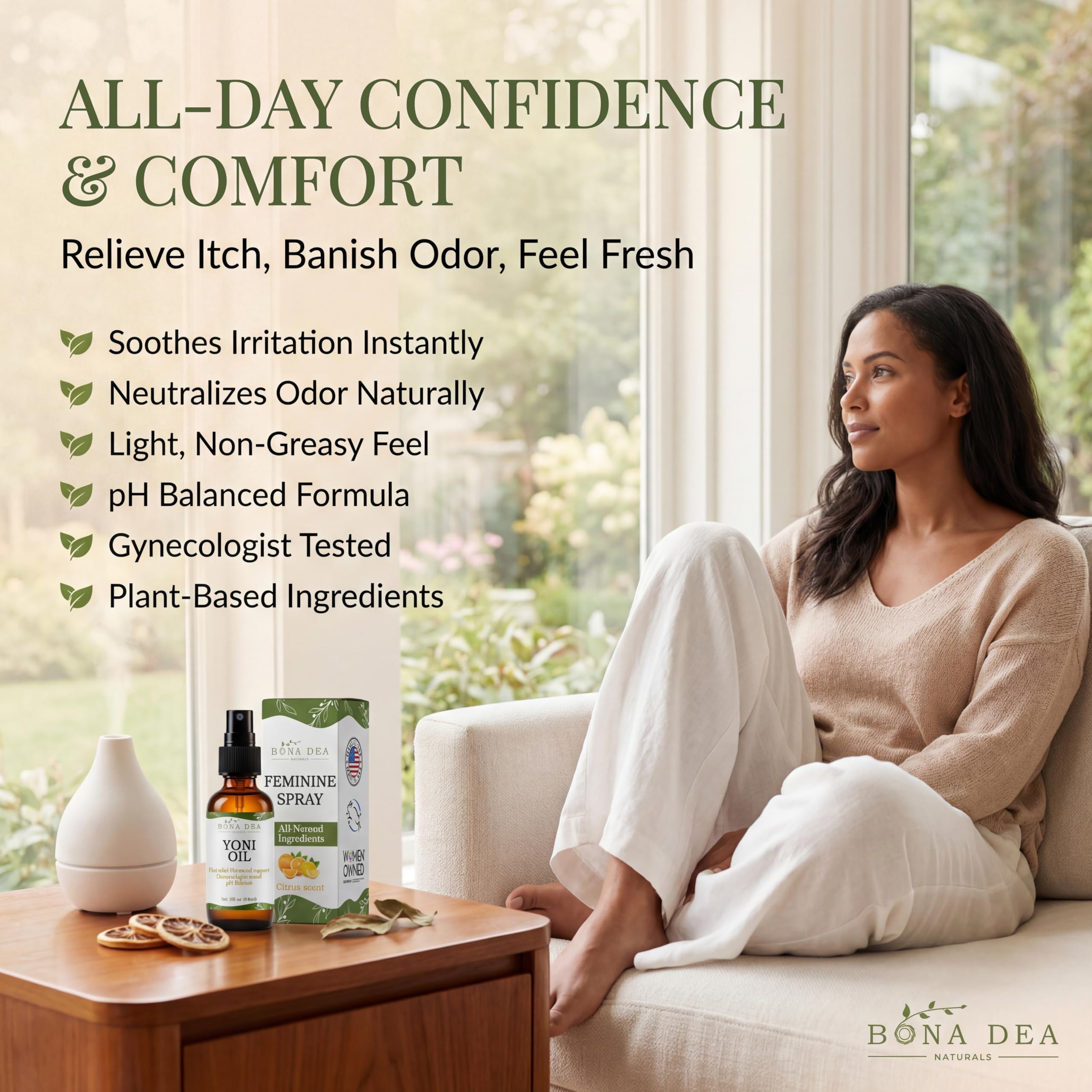Mezcla de aceites esenciales de Bona Dea Naturals