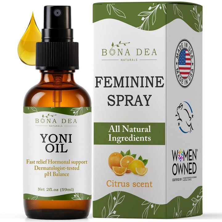Spray Bona Dea Naturals en botella para uso diario en la zona íntima