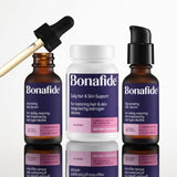 Bonafide Silvessa textura cabello saludable: muestra un cabello suave y nutrido
