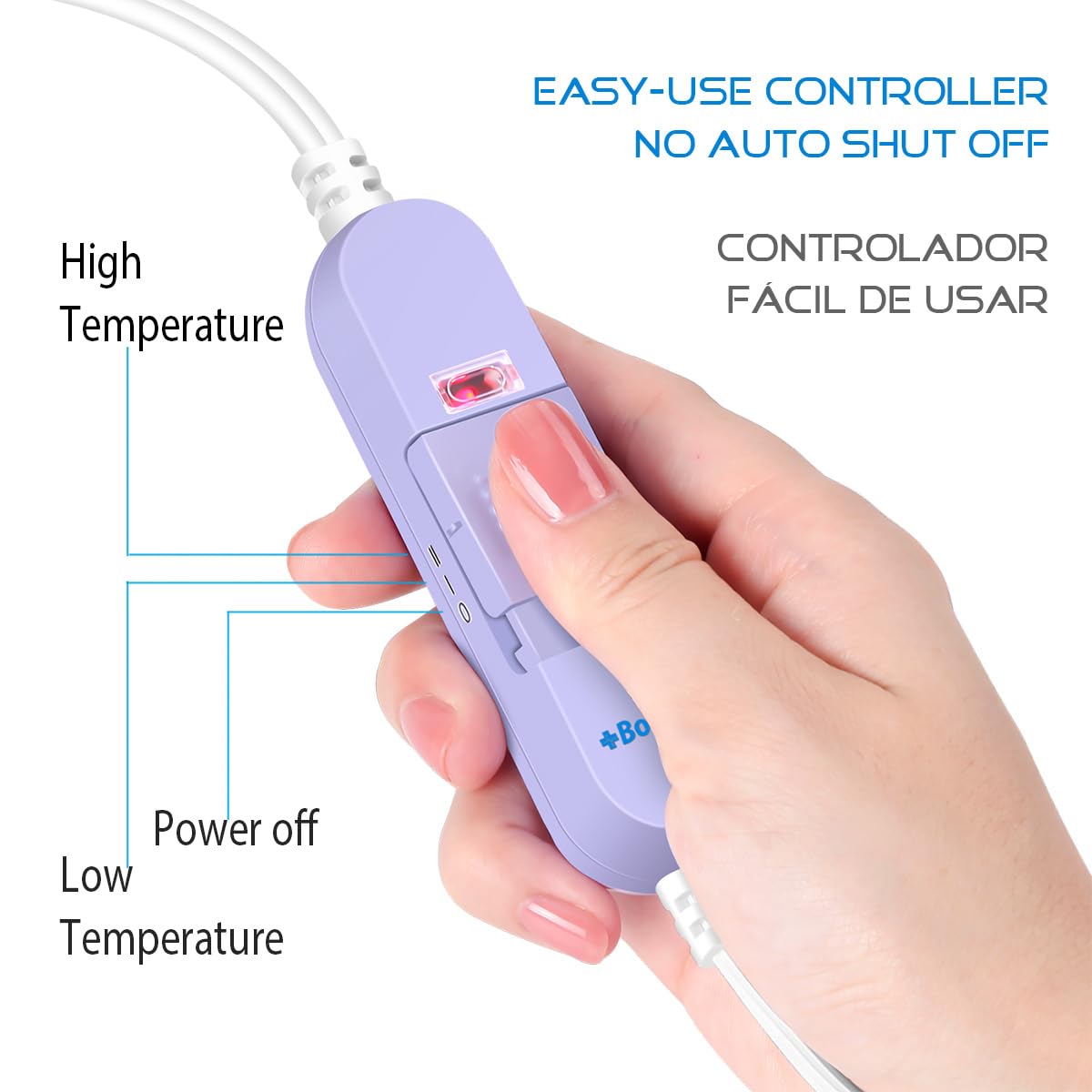 Boncare Stay-On, funda lavable suave para mayor comodidad.