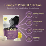 BOND Prenatal Drink Mix sabor limón natural para energía diaria.
