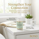 Envase vegano Bond, sin gluten, para estilo de vida activo.