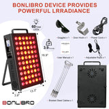 BONLIBRO BN-60 panel accesorios incluidos: manual y protección ocular.