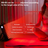 BONLIBRO BN-60 panel alta irradiancia aproximadamente 175 mw/cm² para resultados efectivos.