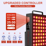 BONLIBRO BN-60 panel enfriamiento dual mantiene temperatura agradable.