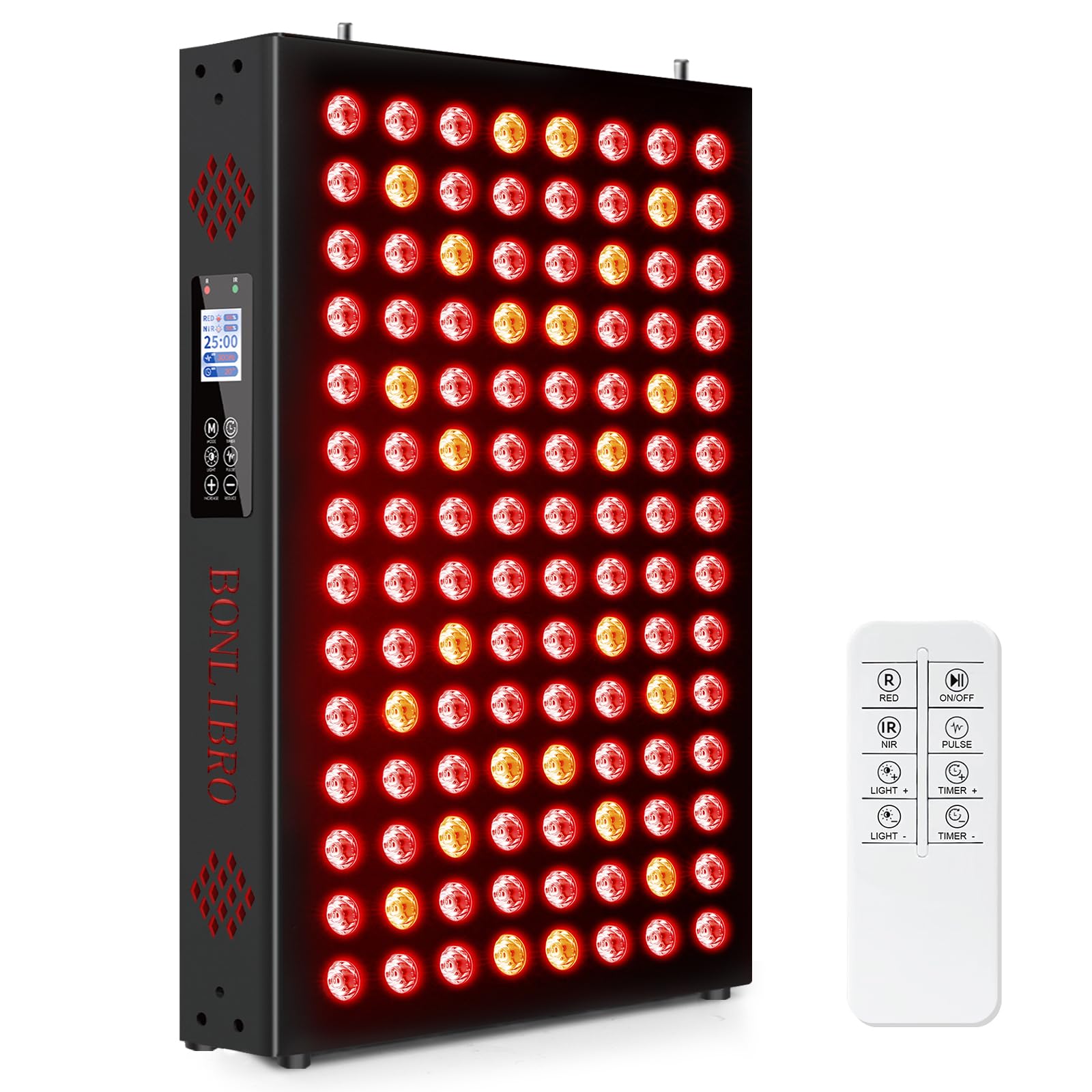 BONLIBRO panel luz roja frente, posible relajación de la piel facial