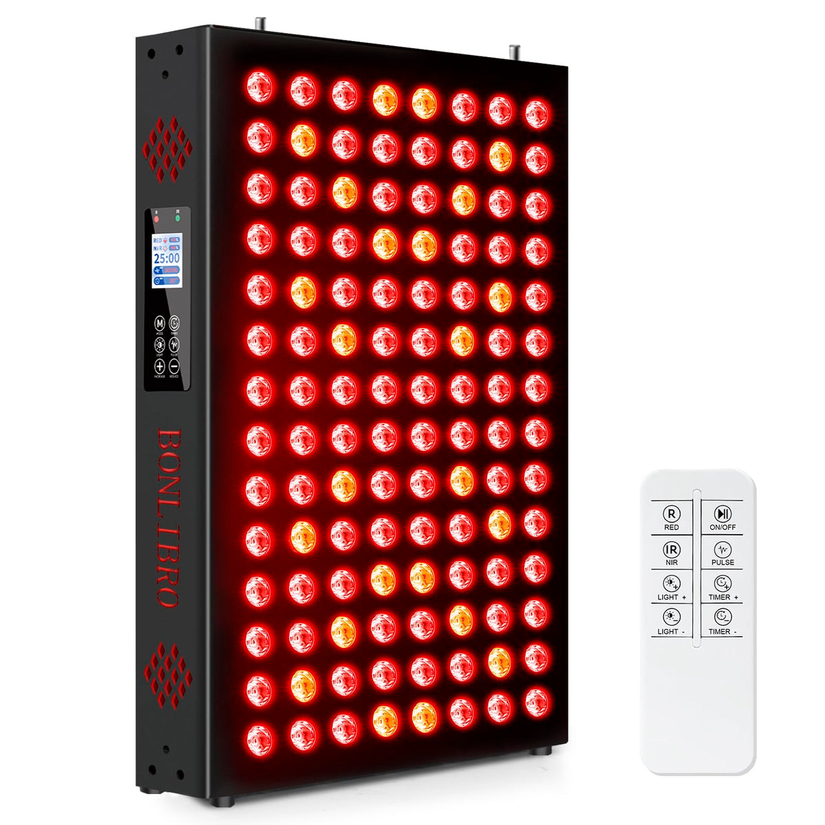 BONLIBRO panel luz roja frente, posible relajación de la piel facial