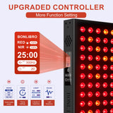BONLIBRO panel luz roja temporizador, control de duración cómodo