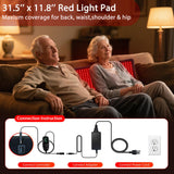 bonodave panel-diodos-3-en-1, 360 diodos para terapia en casa