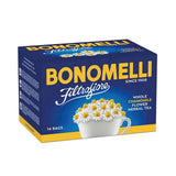 Bonomelli Filtrofiore Chamomile: empaque frontal, señal de calidad italiana.