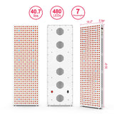 Panel BONTANNY con luz roja para apariencia de la piel
