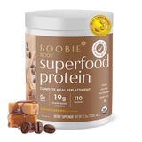 Boobie Body envase Café Caramelo, proteína vegetal para energía diaria