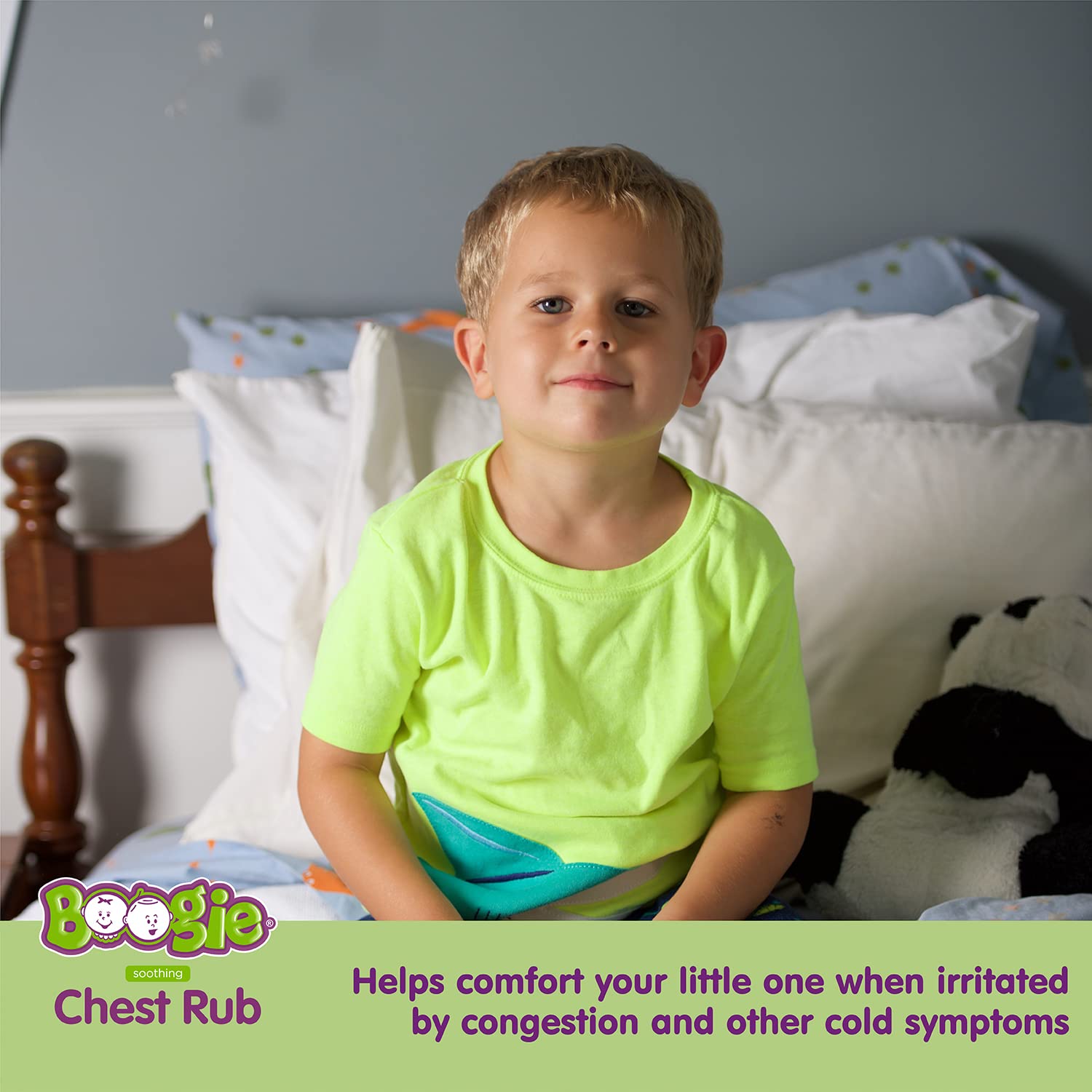 Boogie Chest Rub Stick, textura cerosa suave para una aplicación precisa.