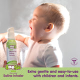 Boogie Micro-Mist Inhalador Salino, difusión suave para vías superiores y confort nasal.